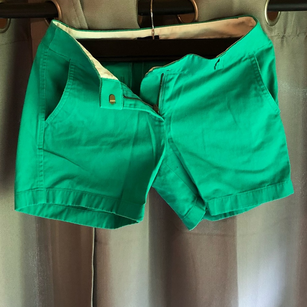 J. Crew Women’s 5” Classic Chino Short 00 Chrome Green